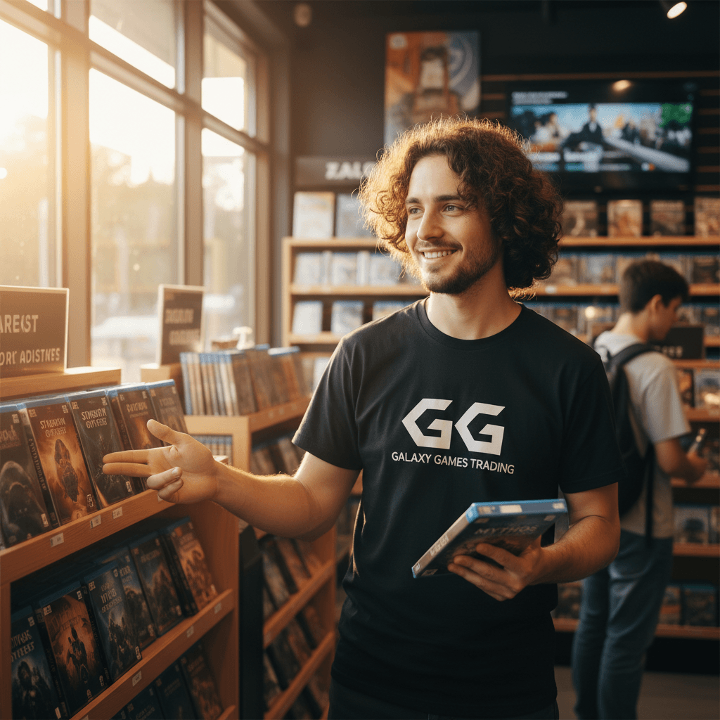 Expert gaming staff at Galaxy Games Trading